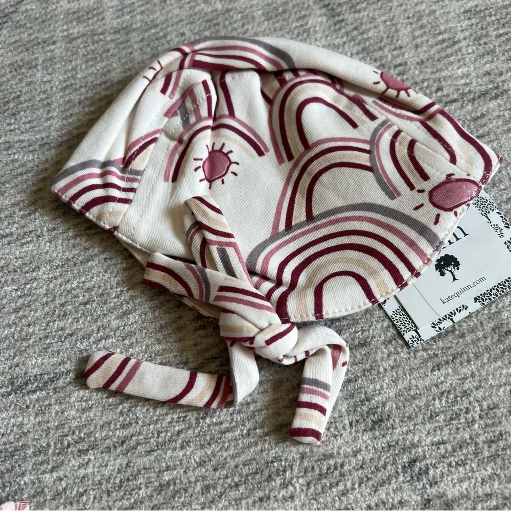 Kate Quinn Baby Floral and Rainbows Hat Bundle Size 3/6 Months NWT - Picture 4 of 7
